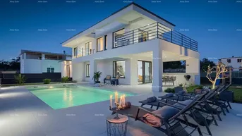 Expose Haus Pula Galižana. Villa mit Pool, Außenküche und Meerblick.