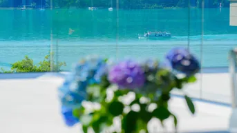 Expose Die perfekte Ferienwohnung mit Wörtherseeblick - Seezugang - Outdoorpool - Fitness &amp; Sauna
