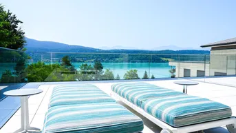 Expose WÖRTHERSEE-TRAUM Die perfekte Seewohnung mit Wörtherseeblick - Seezugang - Outdoorpool - Fitness &amp; Sauna