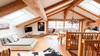 Expose Zauberhaft sonniges Maisonette-Apartment direkt am Skilift in Jochberg