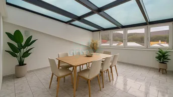 Expose Neuer Preis! Attraktive, großzügige 4-Zimmerwohnung mit Wintergarten, Terrasse und Eigengarten