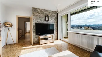 Expose Wohnen mit Weitblick | Schöne, helle 4-Zimmer-Wohnung mit Loggia und Traunsteinblick