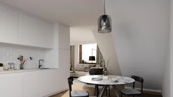 Expose Luxuriös vermieten: 2-Zimmer-Dachgeschosswohnung mit fantastischem Ausblick!