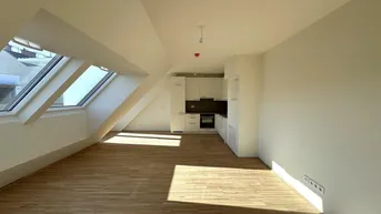 Expose Wunderbare 1-Zimmer Dachgeschosswohnung in tollem Neubauprojekt - PROVISIONSFREI