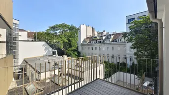 Expose Das Stadthaus Miller - Großzügige 2 Zimmer mit Balkon &amp; Hofruhelage - Stil trifft Wohlfühlambiente - Nahe Mariahilfer Str. &amp; Westbahnhof