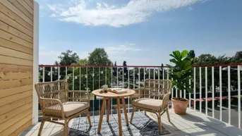 Expose Sonniger Dachgeschosstraum mit Süd/West Balkon und Kühlung- RUHELAGE TRIFFT WOHNGENUSS – Stilvolle Ausstattung