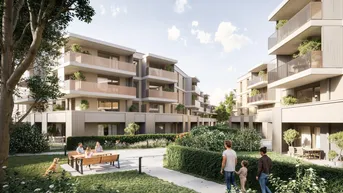 Expose FLORIANI – Quartier am Tullnerfeld - 2 Zimmer mit sonniger West Freifläche - Hochwertige Ausstattung - Bahnhof Tullnerfeld in der Nähe