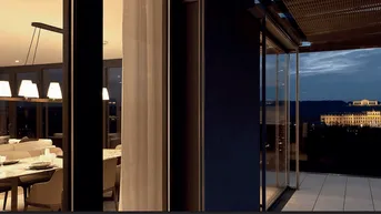 Expose ONE OF ONE – Penthouse mit unverbaubarem Blick auf Schloss Schönbrunn – über dem Hilton Hotel