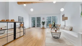 Expose Panorama &amp; Sonnenlage – Doppelhaushälfte mit zwei Balkonen, Garten und zwei Carports