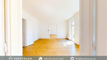 Expose Altbaujuwel mit 117 m² &amp; Süd-Balkon – Helle, ruhige Wohnung mit Weitblick in Döbling