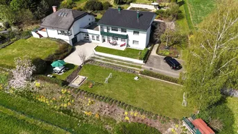 Expose MIT VIDEO: Charmantes 2 Familien Landhaus in erhöhter Lage mit traumhafter Aussicht und idyllischer Gartenanlage im Murtal