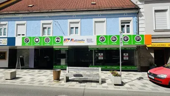 Expose Knittelfeld Zentrum - Platz für Ihre Vision: ca. 303m2 Geschäftsflächen plus ca. 250m2 Garten auf 3 Ebenen