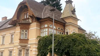 Expose Knittelfeld: Historische Stadtvilla mit Seltenheitswert – Repräsentatives Wohnen &amp; Arbeiten im Stil der Jahrhundertwende