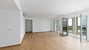 Expose HELIO TOWER, U3-Nähe: Familientraum mit 2 Loggien und Weitblick im 33. Stock, PROVISIONSFREI