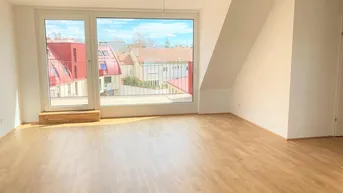 Expose Erstbezug im Herz von Großjedlersdorf!Wunderschöne 3-Zi-Wohnung im DG mit Terrasse *Provisionsfrei*