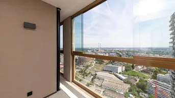 Expose HELIO TOWER, U3-Nähe: Zentral gelegene 2-Zi-Wohnung mit Fernblick inkl. Loggia, PROVISIONSFREI