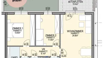 Expose Top 1 | Gemütlich vorsorgen in grüner Lage – 76 m²