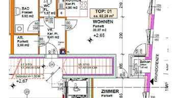 Expose Gemütliche 2-Zimmer-Wohnung mit Balkon in Wolkersdorf