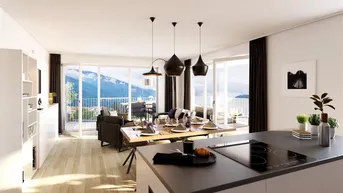 Expose 2 Zimmer Wohnung - perfekt geschnitten - mit Balkon, Terrasse, Garten.