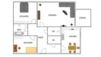 Expose 3-Zimmer-Wohnung in bevorzugter Lage mit Tiefgarage