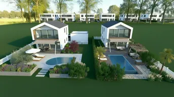 Expose Neubau-Traum in idyllischer Lage: 120m² Einfamilienhaus mit Balkon, Terrasse &amp; modernem Komfort!