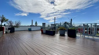 Expose Schottenfeldgasse: Traumhafte Dachgeschoßwohnung 107m² mit Tiefgaragenstellplatz // Balkon 12m² // Dachterrasse 55m²