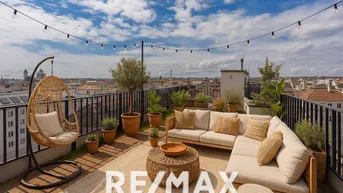 Expose Exklusive Dachgeschoss-Maisonette mit 360° Wienblick und drei Terrassen - 1100 Wien