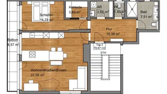 Expose hochwertige 2-Zimmer-Wohnung in Brixlegg