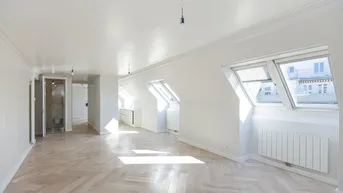 Expose Lichtdurchflutete 74m² DACHGESCHOSSWOHNUNG - ERSTBEZUG nach Sanierung - 1040 Wien