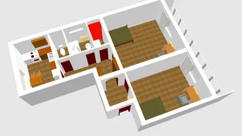 Expose WG-geeignete ruhige 2 Zimmer - Wohnung Nähe Techn. Universität Graz