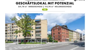 Expose VERKAUF GESCHÄFTSLOKAL MIT POTENZIAL / 345,40 m2 / KAUFPREIS: EUR 1.155.000.-