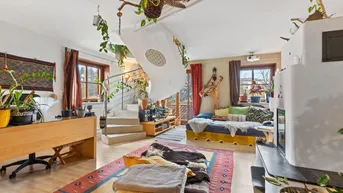 Expose Wohlfühl-Oase: Stilvolle Wohnung mit Wendeltreppe in Wilhering