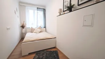 Expose *** VOLLMÖBLIERTE, GEMÜTLICHE 2-ZIMMER WOHNUNG (38m2) * Separates Schlafzimmer * Gartenmitbenutzung * Ideal für Single oder Pärchen * Provisionsfrei