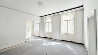 Expose Gestalten Sie nach Ihrem Geschmack - Sanierungsbedürftige 3 Zimmer Altbauwohnung in der Clusiusgasse!