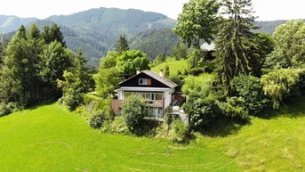 Expose ** NEUER PREIS ** Haus auf 1000m Seehöhe mit traumhafter Aussicht in absoluter Ruhelage auf Pachtgrund
