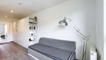 Expose DIE ZIMMEREI | Helles + zentrales 1-Zimmer-Apartment für Lehrlinge + Studierende | Bigger Bude