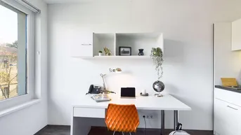 Expose DIE ZIMMEREI | Helle 1-Zimmer-Wohnung nahe SFU und WU - ideal für Studierende | Bigger Bude