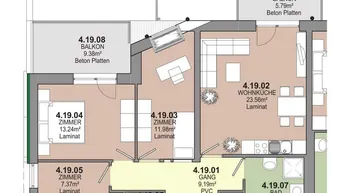 Expose Qualitativ Hochwertige 4 Zimmerwohnung in BESTLAGE