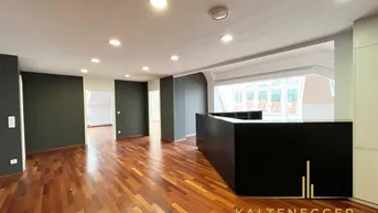 Expose Außergewöhnliches DG-Büro am Nußdorfer Platz - mit Terrasse - mit STAFFELMIETE 6 € / m² am Beginn