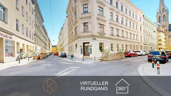 Expose Charmante Altbau-Wohnung nahe Donaukanal | 2 Zimmer - 63m²  | saniert