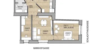 Expose PROVISIONSFREIE sanierungsbedürftige Altbauwohung | Nähe U3-Station-Schlachthausgasse | Lift in Planung