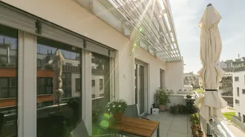 Expose Baujahr 2023 - repräsentativer 3 Zimmer Neubau mit 13,02m2 großem Balkon