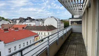 Expose Thaliastraße - 2 Zimmer DG-Wohnung mit 16,37m2 Terrasse