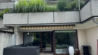 Expose Nonntal: Möblierte Designerwohnung mit 20 m² Terrasse &amp; TG – Kurzzeitmiete 1–6 Monate!