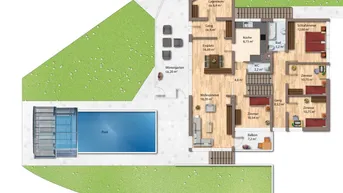 Expose Großzügiges Zweifamilienhaus mit Pool &amp; Garagen – Ideal für zwei Generationen