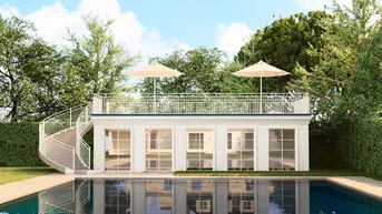 Expose RARITÄT - Wunderschöne Stil-Villa mit idyllischem, 4.000 m² großem Parkareal Nähe Napoleonwald - ERSTBEZUG nach LUXUS-Sanierung
