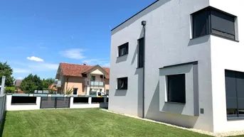 Expose Design-Einfamilienhaus mit gehobener Ausstattung in 2441 Mitterndorf: 198 m², 4 Zimmer, neuwertig, Garten, Garage u.v.m.