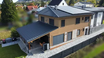 Expose Energiesparendes Einfamilienhaus mit nachhaltiger und moderner Architektur in 2410 Hainburg an der Donau.