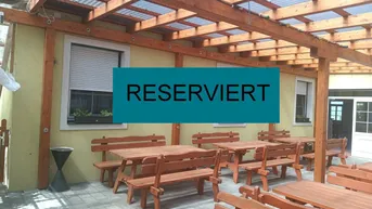 Expose RESERVIERT! Modernes Gastgewerbe mit Terrasse zu vermieten