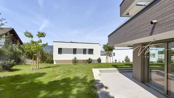 Expose Familienoase: Neubau mit Eigengarten und 4 Zimmern.